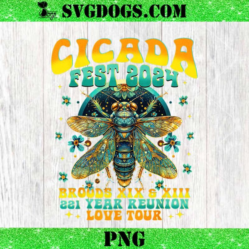 Cicada 2024 Insect Broods XIX And XIII Cicada Lover PNG