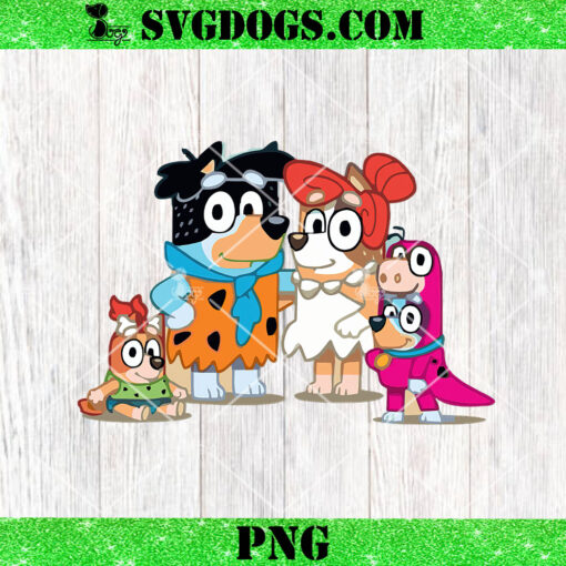 Cosplay Bluey Family PNG, Funny Bluey PNG