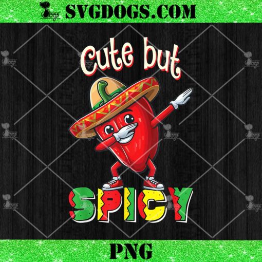 Cute But Spicy Chili Boys Dab Pepper PNG, Cinco De Mayo Mexican PNG