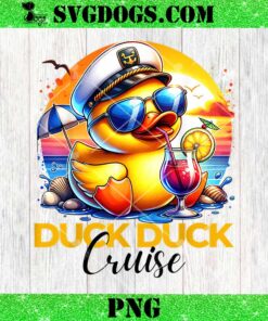 Duck Duck Cruise PNG, Funny Family Cruising Matching Group PNG