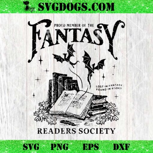 Fantasy Reader SVG, Romance Reader Bookish Bibliophile SVG PNG EPS DXF