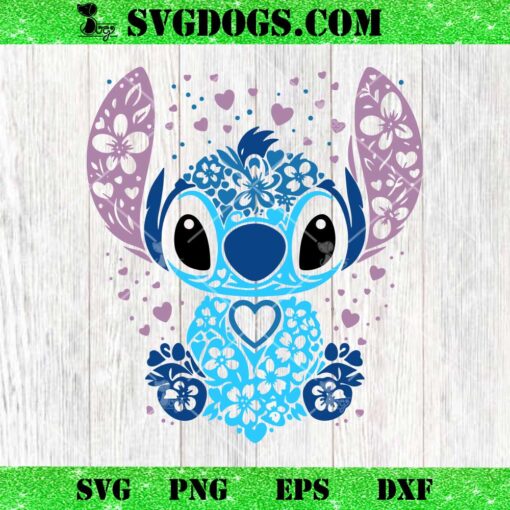 Floral Stitch Mandala SVG, Stitch Flower SVG PNG EPS DXF