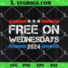 Free On Wednesdays Flag USA SVG, Joe Biden SVG PNG EPS DXF