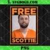 Scottie Scheffler Free Scottie Mugshot PNG