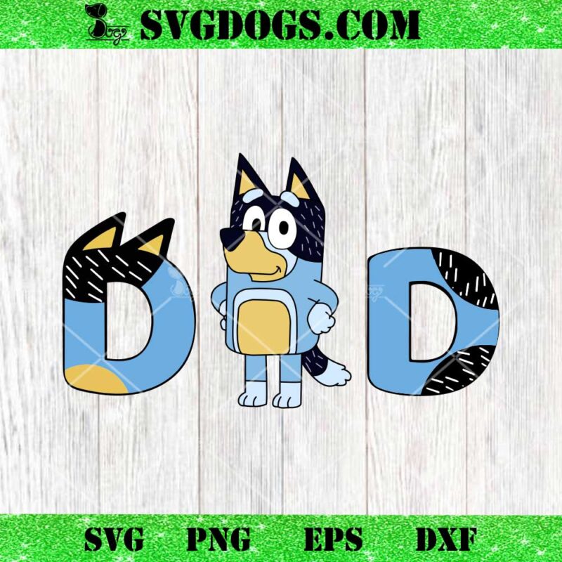 Bluey Dad SVG File