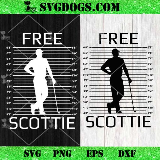 Funny Free Scottie Mug Shot SVG