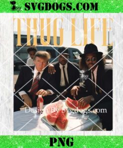 Funny Trump Thug Life PNG, Donald Trump Is The Least Racist Person Of All Time PNG, Trump Eats Watermelon PNG