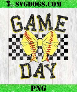 Game Day Football PNG, Game Day Softball PNG