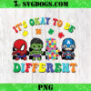 Its Okay To Be Different Dinosaur PNG, Autism Awareness Dinosaur PNG