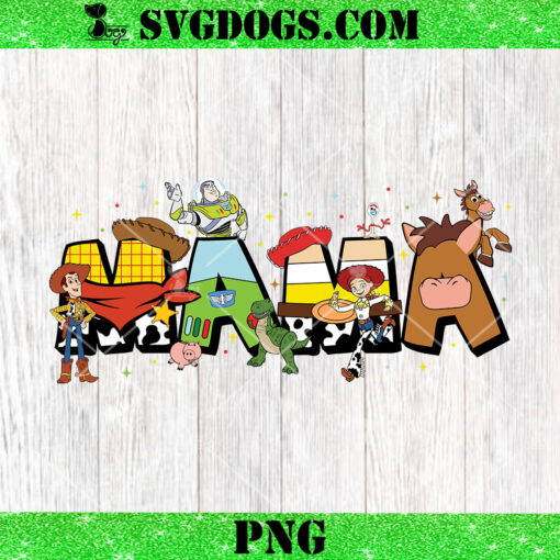 Mama Toy Story PNG, Mom Toy Story Word PNG