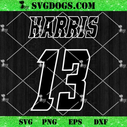 Misfits Softball Team Harris 13 SVG PNG