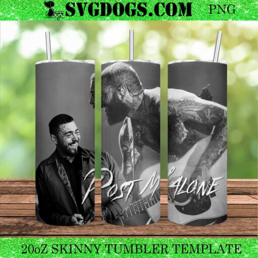 Post Malone 20oz Tumbler Wrap PNG File