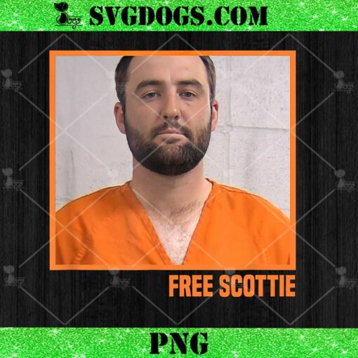 Scottie Scheffler Free Scottie Mugshot PNG