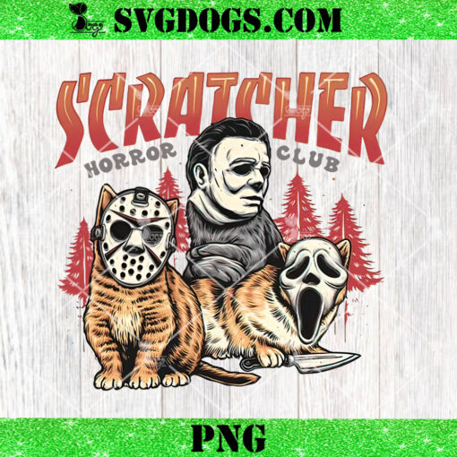 Scratcher Horror Club PNG, Horror Movie Club PNG, Halloween PNG