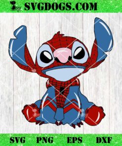 Stitch Spiderman SVG, Stitch Superhero SVG PNG DXF EPS