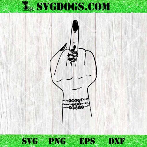 ThanK You AIMee SVG, Middle Finger Taylor Swift SVG PNG DXF EPS