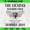The Cicadas Reunion Tour Summer 2024 SVG