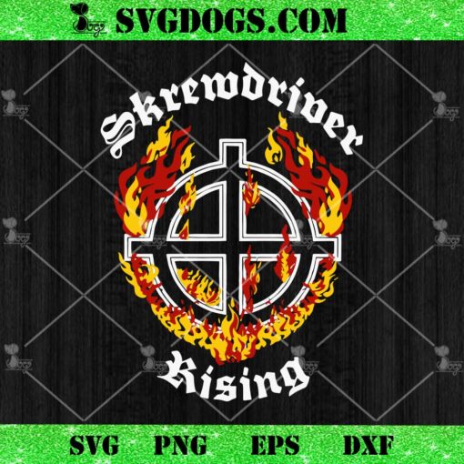 The Skrewdriver Rising Rock Against Communism SVG, Skrewdriver SVG PNG EPS DXF