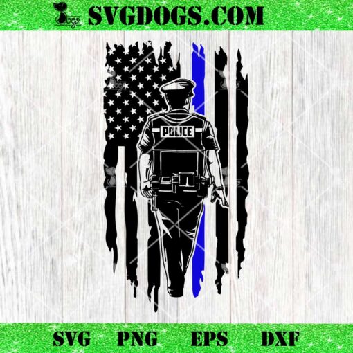 US Police Man SVG, Us Police Dad SVG, US First Responder SVG PNG DXF EPS