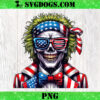 Chucky 4th Of July PNG, Horror USA Flag Patriotic PNG