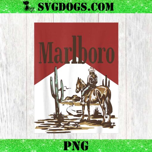 Vintage Marlboro Cowboy Wild West Cowboy Rodeo Country Music PNG, Cowboy Marlboro PNG