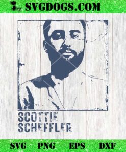 Vintage Scottie Scheffler Mug Shot SVG