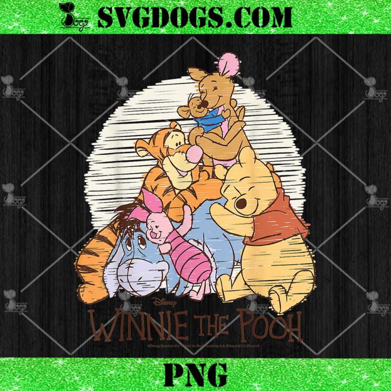 Winnie The Pooh Pooh Eeyore Piglet Tigger Kanga Roo Hug PNG