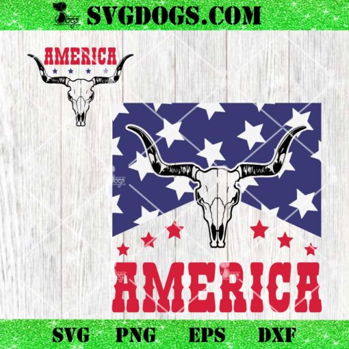 4th Of July Cow Head SVG Bundle, America 4th Of July Flag SVG