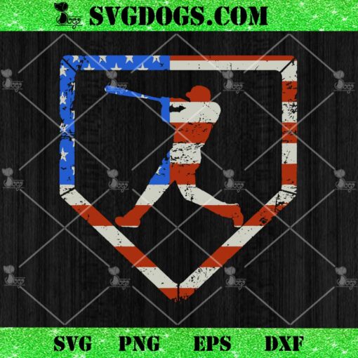 Baseball 4th Of July SVG, American Flag Baseball SVG PNG DXF EPS