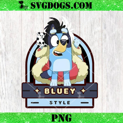 Bluey Cruella De Vil PNG, Bluey Style PNG