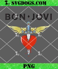 Bon Jovi Heart Dagger PNG