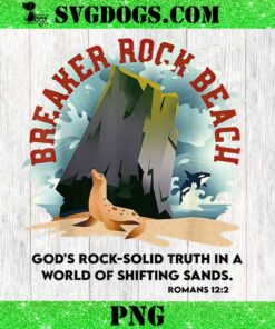 Breaker Rock Beach Gods Rock Solid Truth In A World VBS 2024 PNG