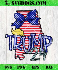 Doodle State Alabama Trump 24 SVG PNG