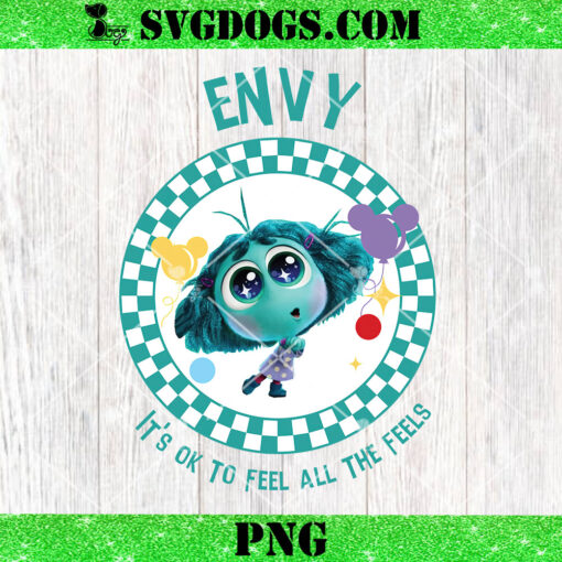 Envy It’s Ok To Feel All The Feels PNG, Inside Out PNG