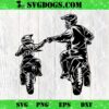 Father And Son SVG, Motocross SVG PNG