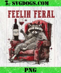 Feeling Feral Racoon PNG, Summer PNG