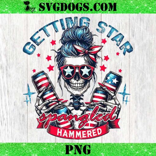 Getting Star Spangled Hammered PNG, America 4th Of July PNG