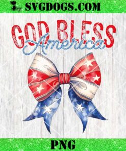 God Bless America PNG, Coquette 4th Of July PNG