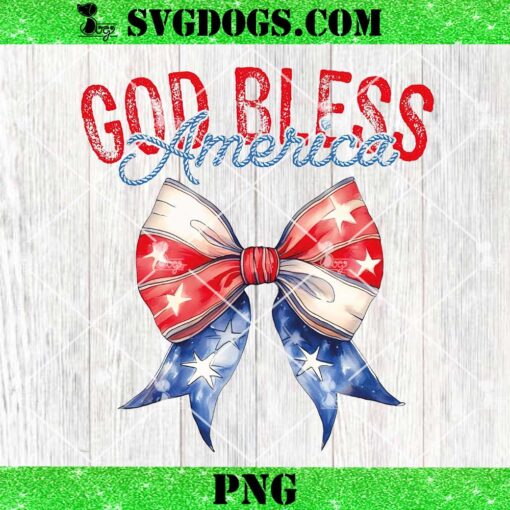 God Bless America PNG, Coquette 4th Of July PNG