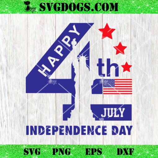 Happy Independence Day SVG, Happy 4th Of July SVG PNG DXF EPS