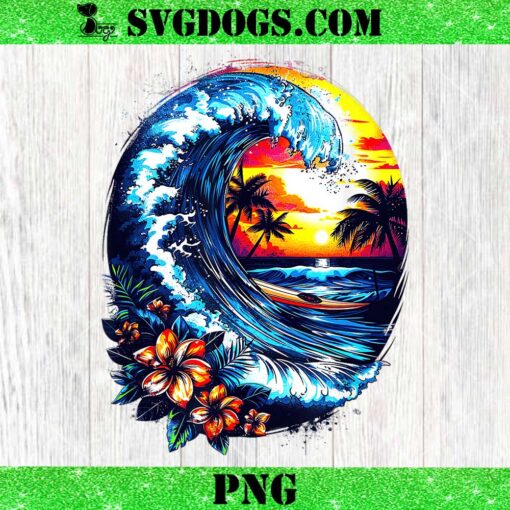 Hawaii Waves PNG, Aloha Hawaii PNG