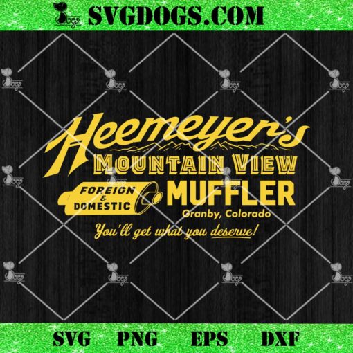 Heemeyer’s Mountain View Muffler SVG