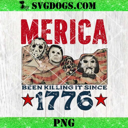 Horror Merica Been Killing It Since 1776 PNG, Horror 4th Of July PNG