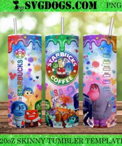 It’s Ok To Feel All The Feels 20oz Tumbler Wrap PNG, Inside Out 20oz Tumbler Wrap PNG