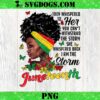 Juneteenth Black Woman PNG, African American Black Women Black History PNG