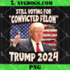 I Choose The Felon 2024 PNG, Funny Republican Patriot PNG