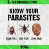 Know Your Parasites Deer Tick Dog Tick Luna Tick PNG, Trump PNG