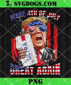 Trump Michelob Ultra Beer PNG, Trump Make 4th Of July Great Again PNG