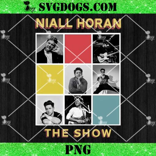 Vintage Niall Horan Tour 2024 PNG, The Show Live On Tour 2024 Niall Horan PNG