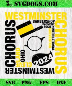 Westminster Chorus SVG, Cleveland White SVG PNG DXF EPS